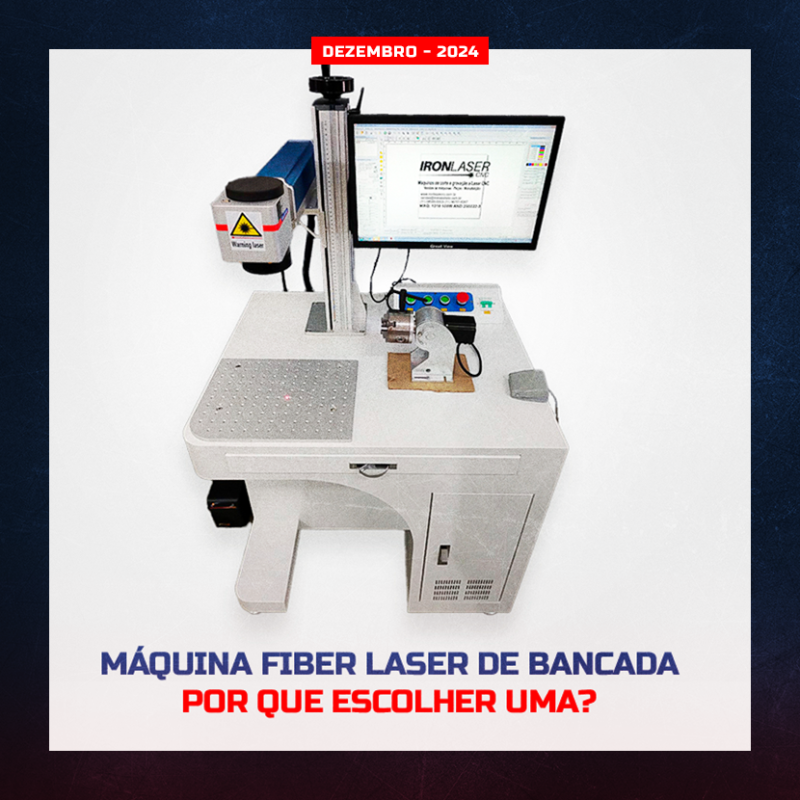 Máquina Fiber Laser de Bancada